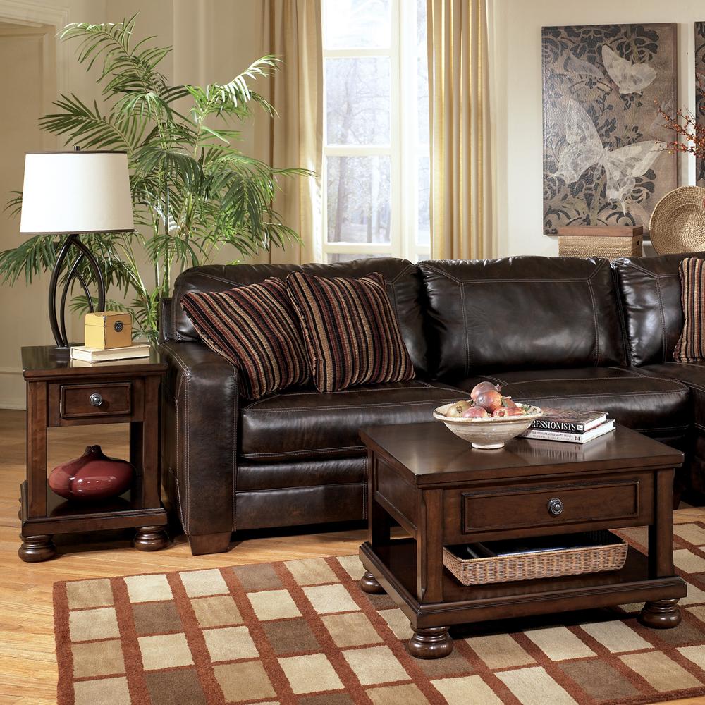 Ashley Signature Design Porter Chairside End Table Johnny